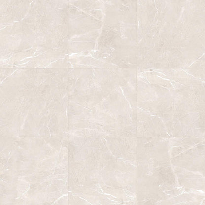 Daltile Platinum 12" x 12" Matte Porcelain Floor Tile, Calacatta Empire, 11.81" x 11.81"