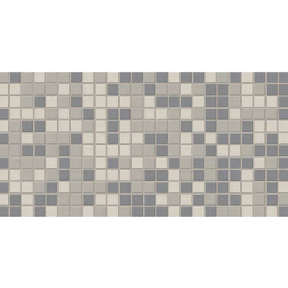 Daltile Keystones 12" x 24" Matte Porcelain 1" Straight Joint Blend Mosaic, Wheat Blend, 12" x 24"