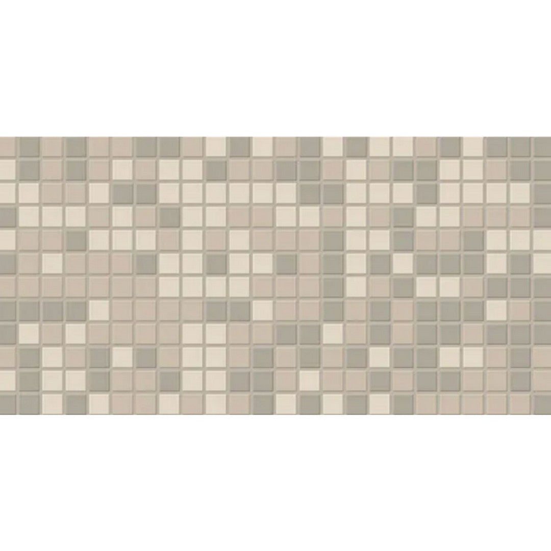 Daltile Keystones 12" x 24" Matte Porcelain 1" Straight Joint Blend Mosaic, Almond Blend, 12" x 24"