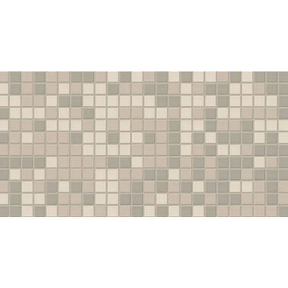Daltile Keystones 12" x 24" Matte Porcelain 1" Straight Joint Blend Mosaic, Almond Blend, 12" x 24"