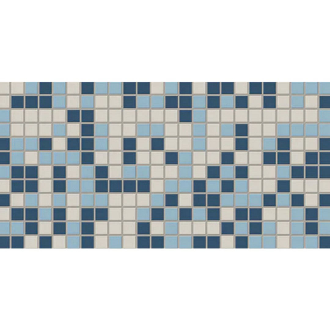 Daltile Keystones 12" x 24" Matte Porcelain 1" Straight Joint Blend Mosaic, Berry Blend, 12" x 24"