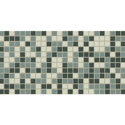 Daltile Keystones 12" x 24" Matte Porcelain 1" Straight Joint Blend Mosaic, Rye Blend, 12" x 24"