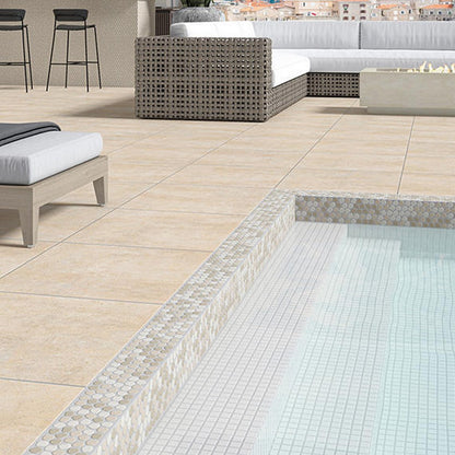 Daltile-Keystone-12-x-22-Matte-Porcelain-1-Organic-Penny-Mosaic-Sand-Blend