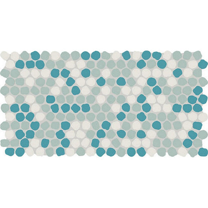 Daltile-Keystone-12-x-22-Matte-Porcelain-1-Organic-Penny-Mosaic-Spring-Blend