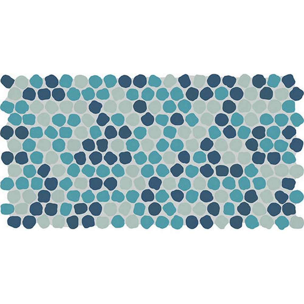 Daltile-Keystone-12-x-22-Matte-Porcelain-1-Organic-Penny-Mosaic-Desert-Gray