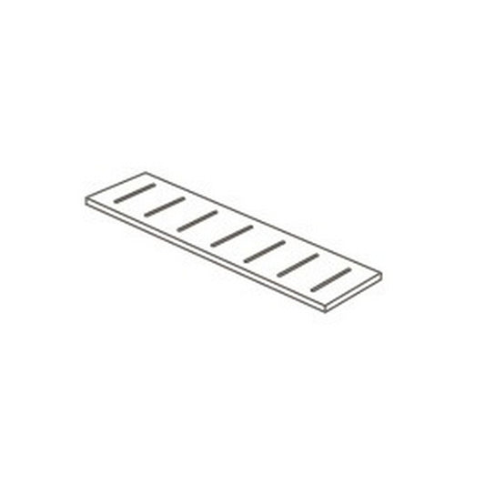 Daltile-Diplomacy-6-x-40-Rectified-Textured-Porcelain-Floor-Gutter-Grid-Paver-Trim-Tile-Dark-Grey