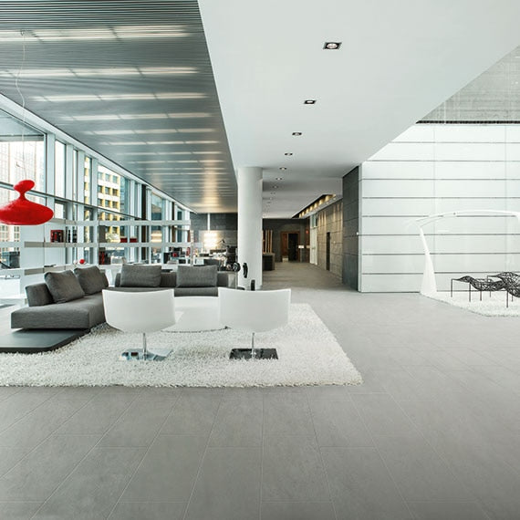Daltile Portfolio 24" x 24" Rectified Matte Porcelain Floor Tile, Noce, 23.37" x 23.37"