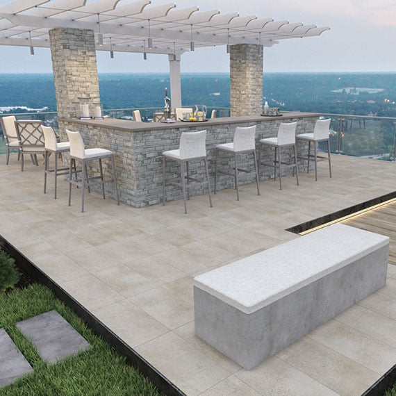 Daltile Reminiscent 12" x 24" Matte Porcelain Floor Tile, Reclaimed Gray, 11.81" x 23.81"