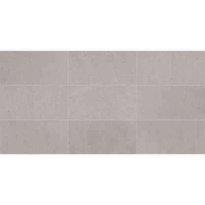 American Olean Candora 12" x 12" Polished Liner Hex Natural Stone Mosaic, Demure Gray, 12" x 12"