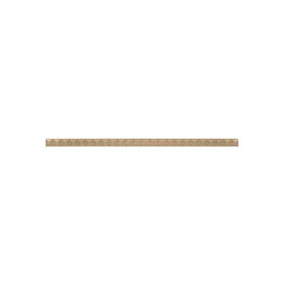 Daltile Electric 0.5" x 12" Satin Stone & Metal Diamond Liner Wall Trim