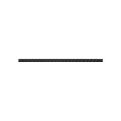 Daltile Electric 0.5" x 12" Satin Stone & Metal Diamond Liner Wall Trim, Volt Carbon, 0.5" x 12"