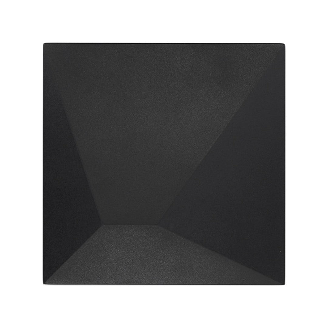 Daltile Electric 6" x 6" Satin Stone & Metal Apex Wall Tile, Volt Carbon, 6" x 6"
