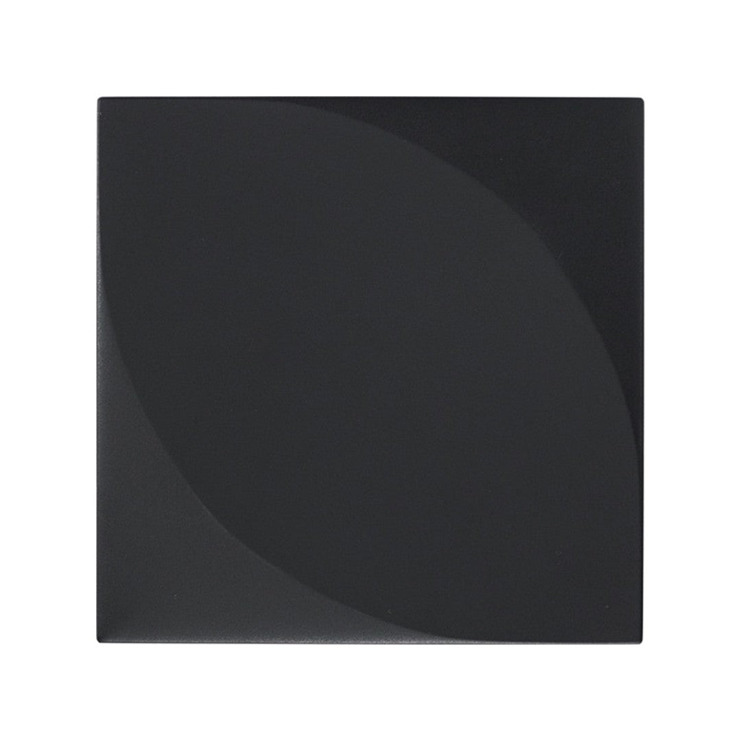 Daltile Electric 6" x 6" Satin Stone & Metal Petal Wall Tile, Volt Carbon, 6" x 6"