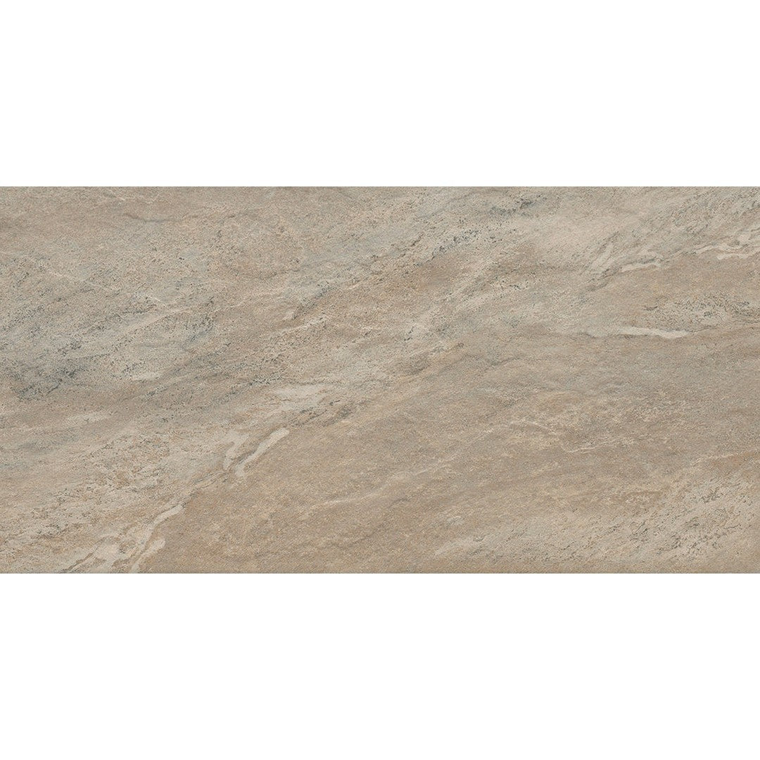 Emser Milestone 12" x 24" Rectified Matte Porcelain Tile, Taupe, 11.81" x 23.62"