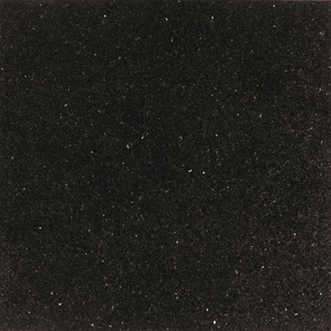 American Olean Stone Source 12" x 12" Polished Granite Tile, Galaxy Black, 12" x 12"