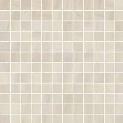 Happy Floors Dolomite 12" x 12" Natural Porcelain 1" Mosaic, Beige, 12" x 12"