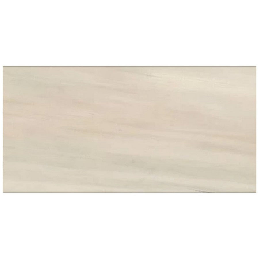 Happy Floors Dolomite 12" x 24" Rectified Polished Porcelain Tile, Beige, 12" x 24"
