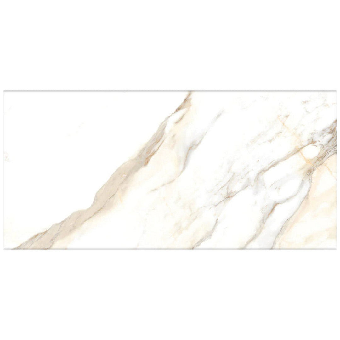 Happy Floors Dorian 12" x 24" Rectified Honed Porcelain Tile, Gold Honed, 12" x 24"