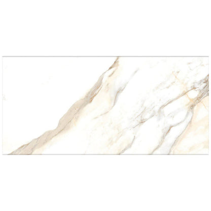 Happy Floors Dorian 12" x 24" Rectified Honed Porcelain Tile, Gold Honed, 12" x 24"