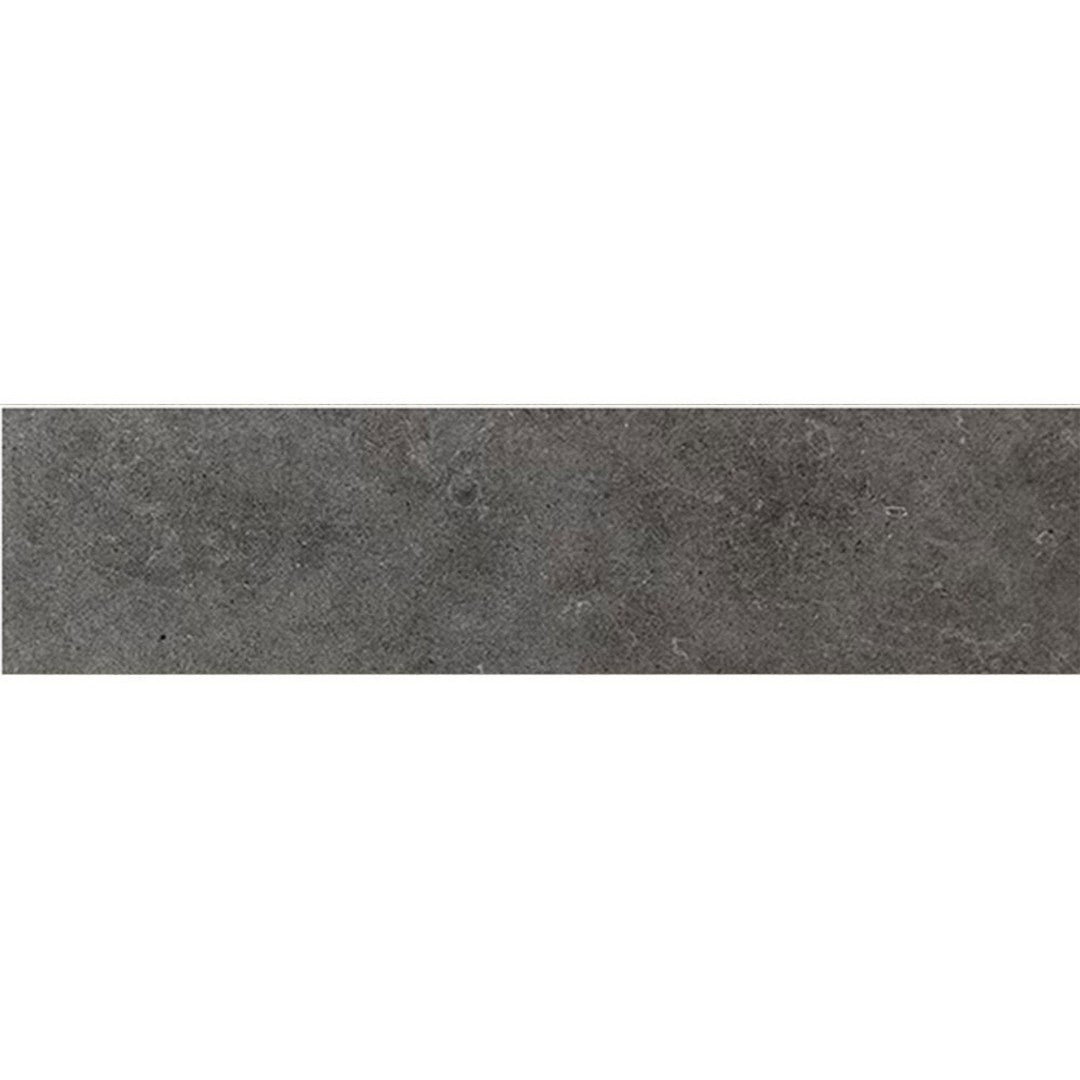 Daltile Haut Monde 6" x 24" Rectified Matte Porcelain Floor Tile, Empire Black, 6" x 23.37"