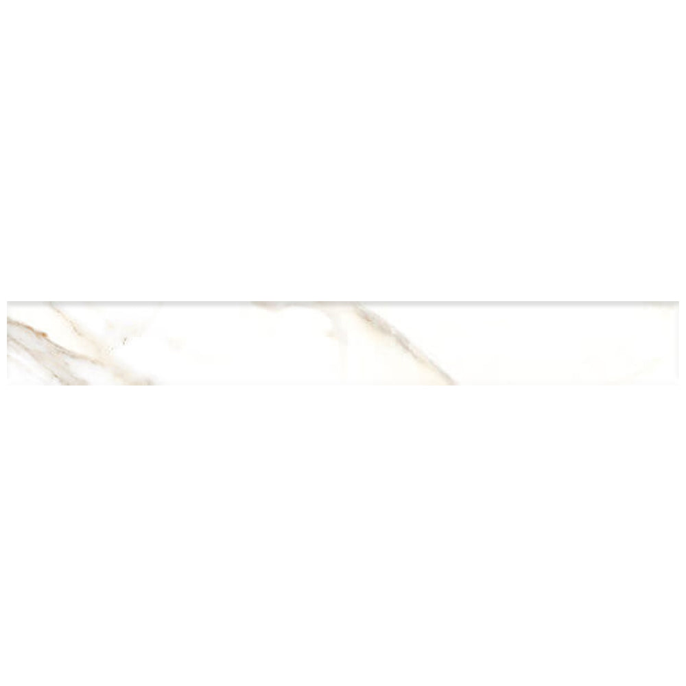 Happy Floors Dorian 12" x 12" Polished Porcelain 2" Mosaic, Gold Polished, 12" x 12"
