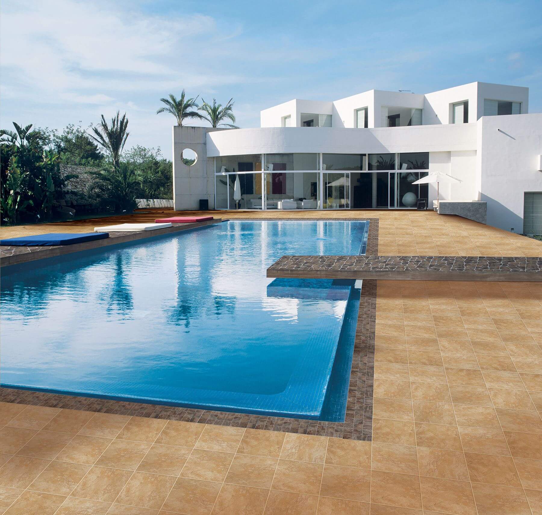 Happy Floors Eternity 12" x 12" Rectified Natural Porcelain 1x2" Mosaic, Black | Grey Mix, 12" x 12"