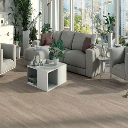 Happy Floors Reserve 6.5" x 40" Rectified Natural Porcelain Tile