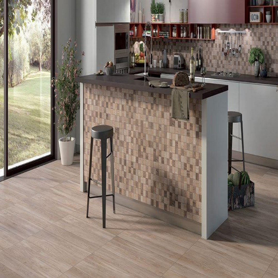 Happy Floors Reserve 6.5" x 40" Rectified Natural Porcelain Tile
