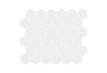 Happy Floors Artisan 12" x 12" Grip Porcelain 2" Mosaic, Black, 12" x 12"