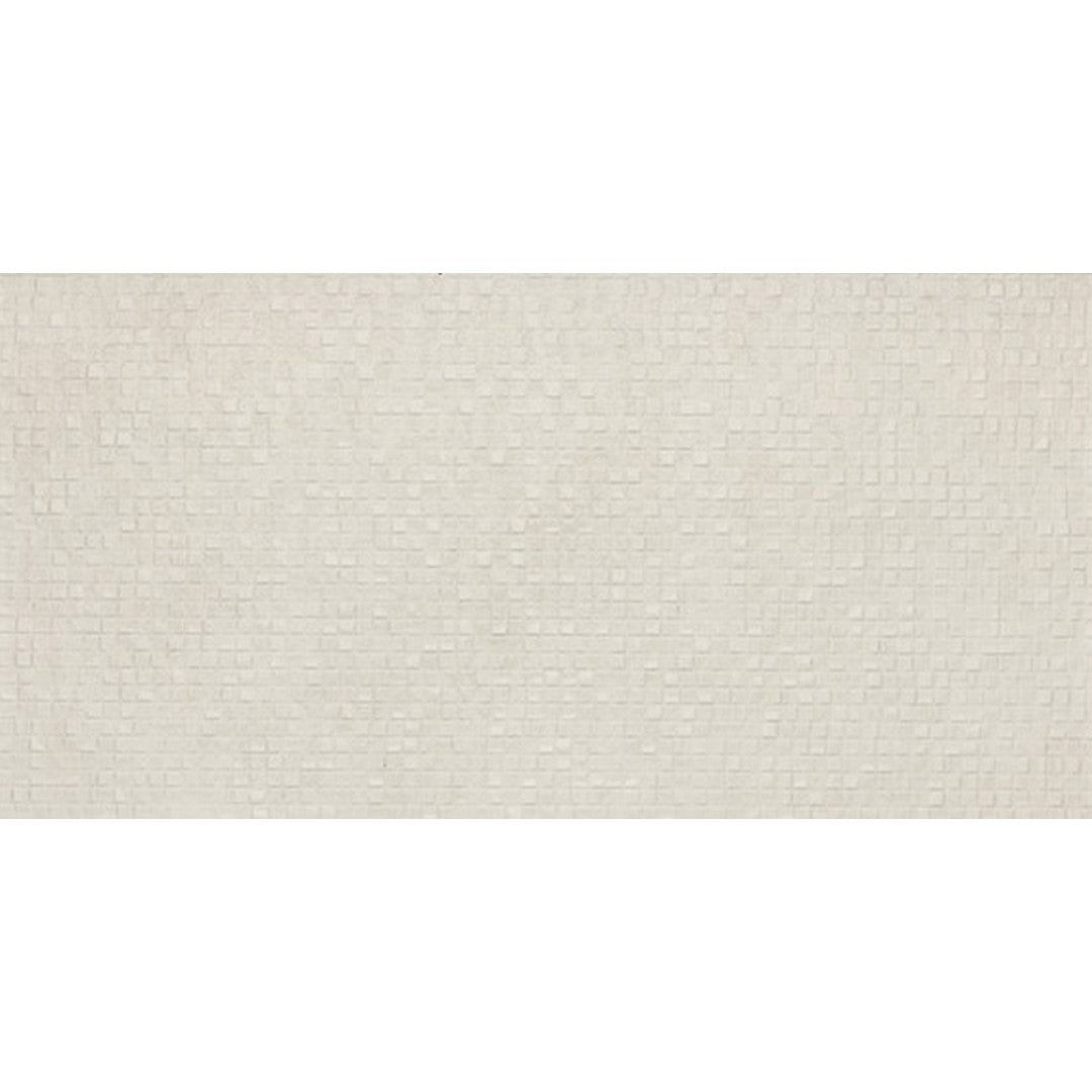 Daltile Indoterra 12" x 24" Textured Porcelain Woven Floor Tile, White Deser, 11.62" x 23.37"