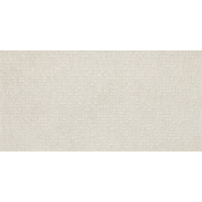 Daltile Indoterra 12" x 24" Textured Porcelain Woven Floor Tile, White Deser, 11.62" x 23.37"
