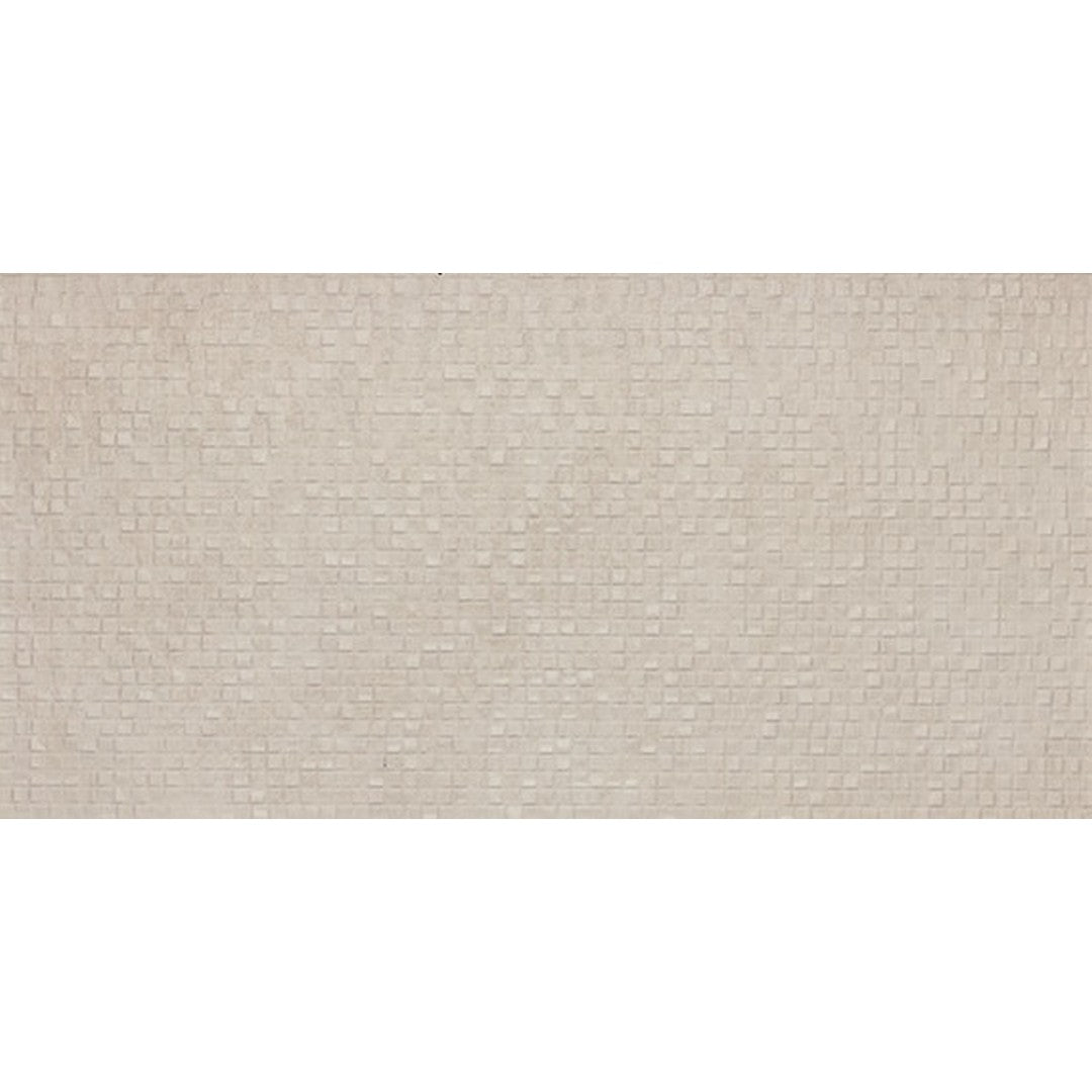 Daltile Indoterra 12" x 24" Textured Porcelain Woven Floor Tile, Natural, 11.62" x 23.37"