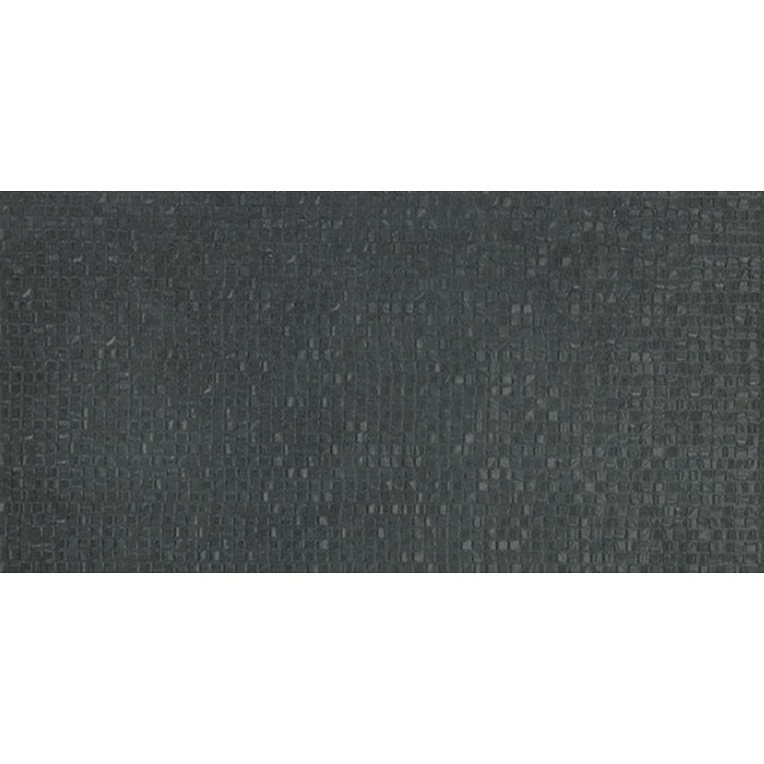 Daltile Indoterra 12" x 24" Textured Porcelain Woven Floor Tile, Volcanic Ash, 11.62" x 23.37"