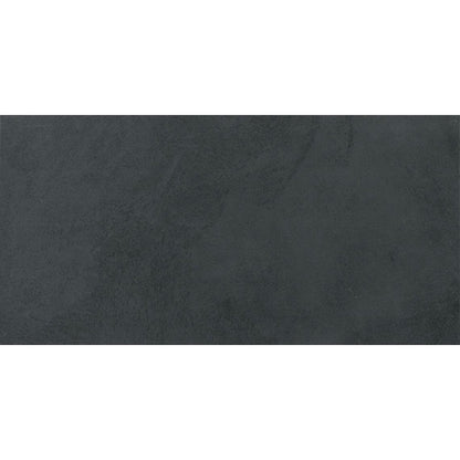 Daltile Indoterra 12" x 24" Matte Porcelain Stepwise Floor Tile, Volcanic Ash, 11.62" x 23.37"