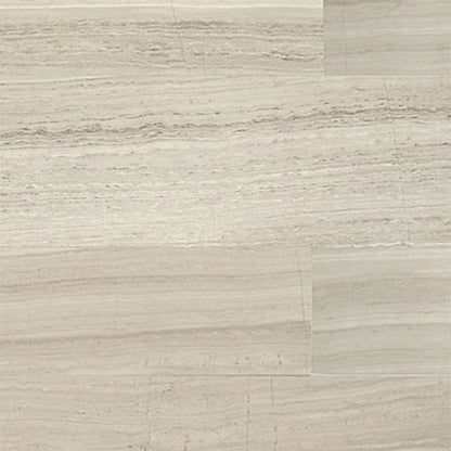 Daltile Natural Stone Limestone 8" x 36" Polished Tile, Chenille White, 8" x 36"