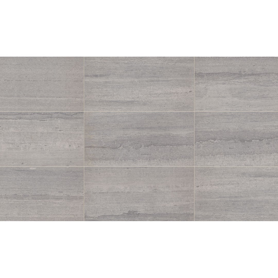 Daltile Fonte 6" x 24" Honed Natural Stone Floor Tile, Heather Harbor, 6" x 24"