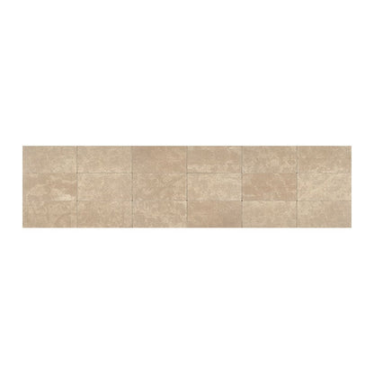 Daltile Natural Stone Limestone 12" x 24" Tumbled Tile, Corton Sable, 12" x 24"