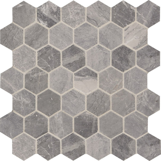 Meta Silver / 11.75" x 11.75"