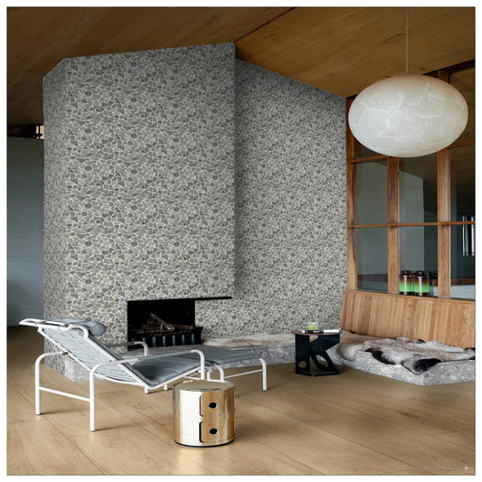 Marazzi Presario 12" x 12" Tumbled River Pebble Natural Stone Mosaic