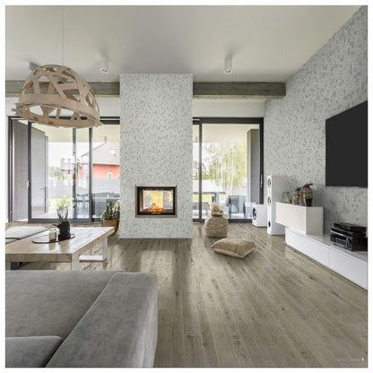 Marazzi Presario 12" x 12" Honed 2" Hexagon Natural Stone Mosaic, Lumen White, 11.75" x 11.75"