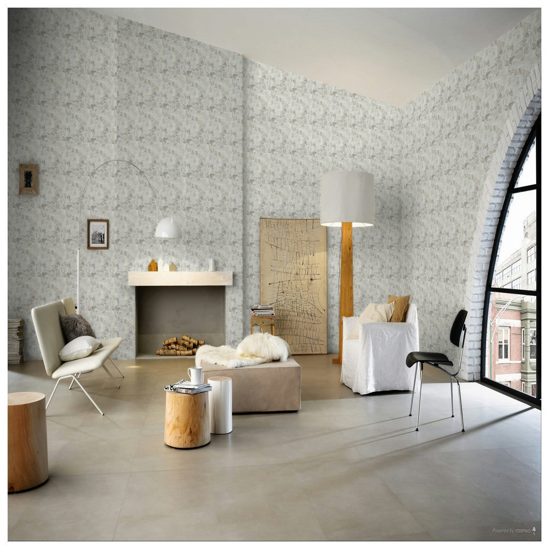 Marazzi Presario 12" x 12" Tumbled River Pebble Natural Stone Mosaic, Reverent Taupe Bld, 12" x 12"