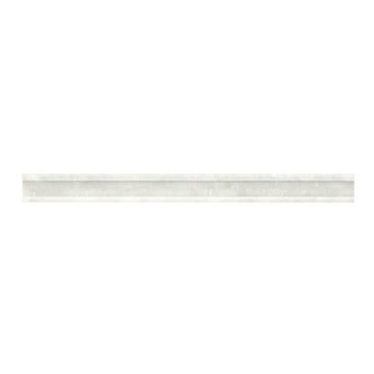 Daltile Natural Stone Marble 0.75" x 12" Honed Modern Pencil Rail Trim, Stormy Mist, 0.75" x 12"