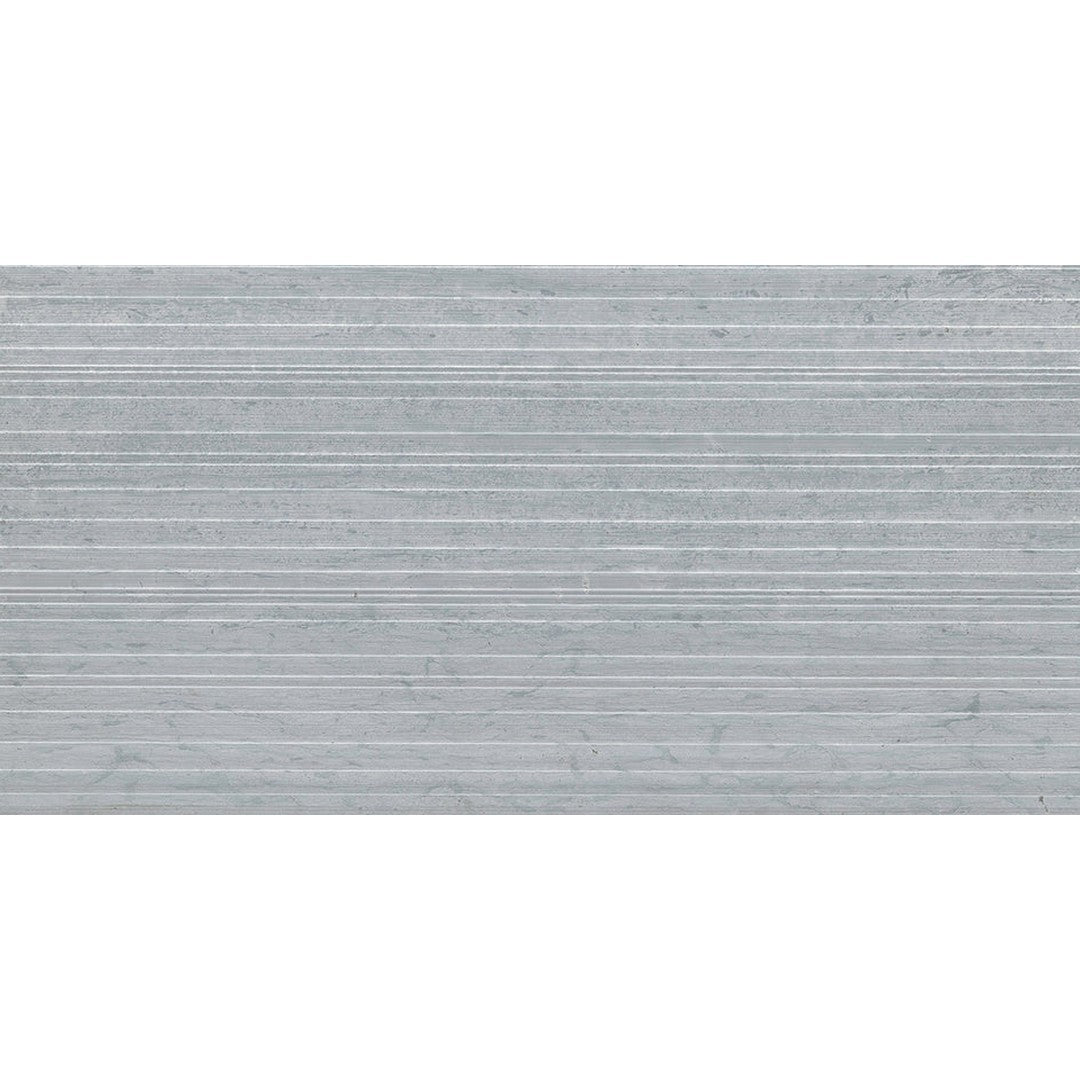 Emser Metro 12" x 24" Honed Limestone Linear Tile, Blue, 12" x 24"