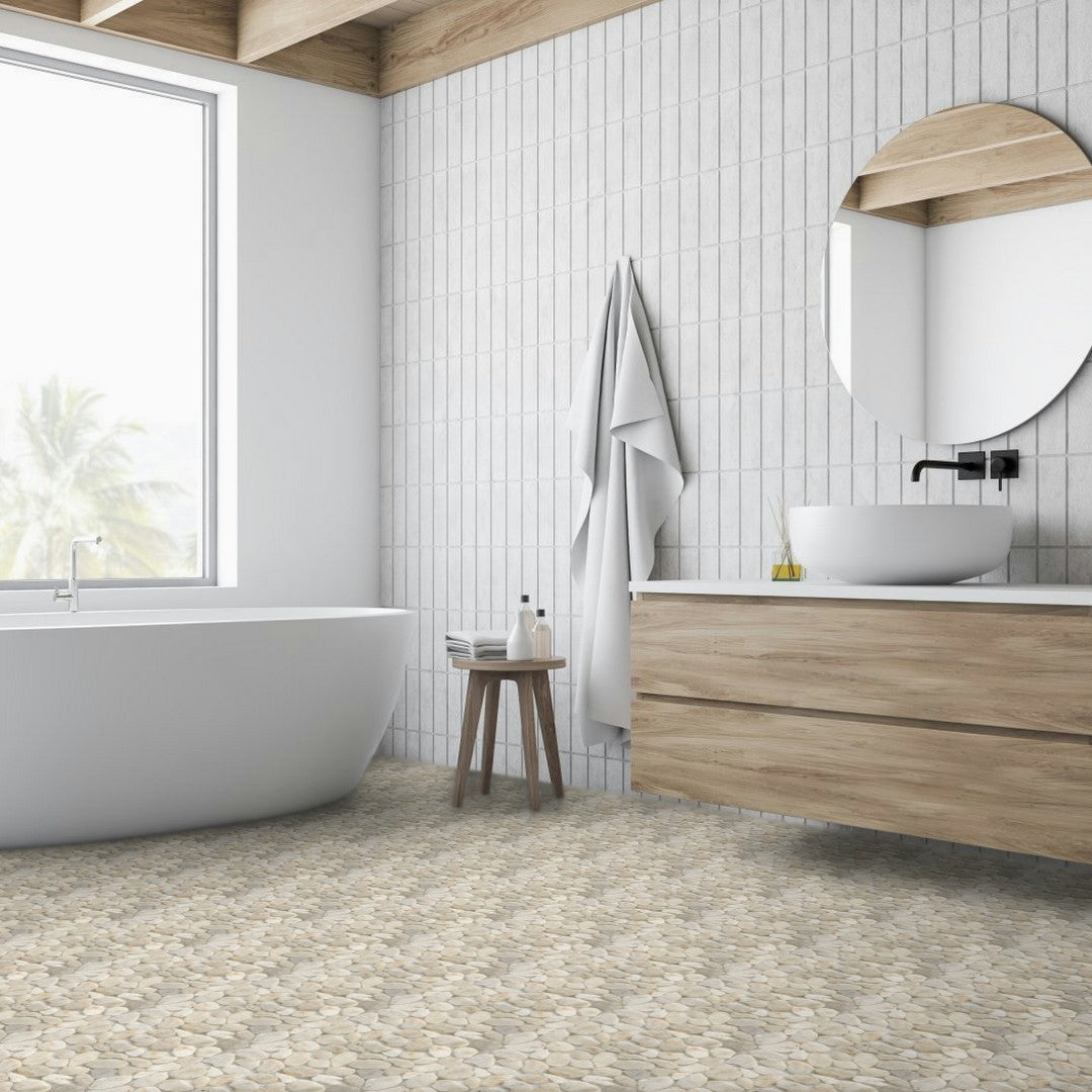 Emser-Rivera-12-x-12-Honed-Flat-Pebbles-Natural-Stone-Mosaic-Cream-Flat
