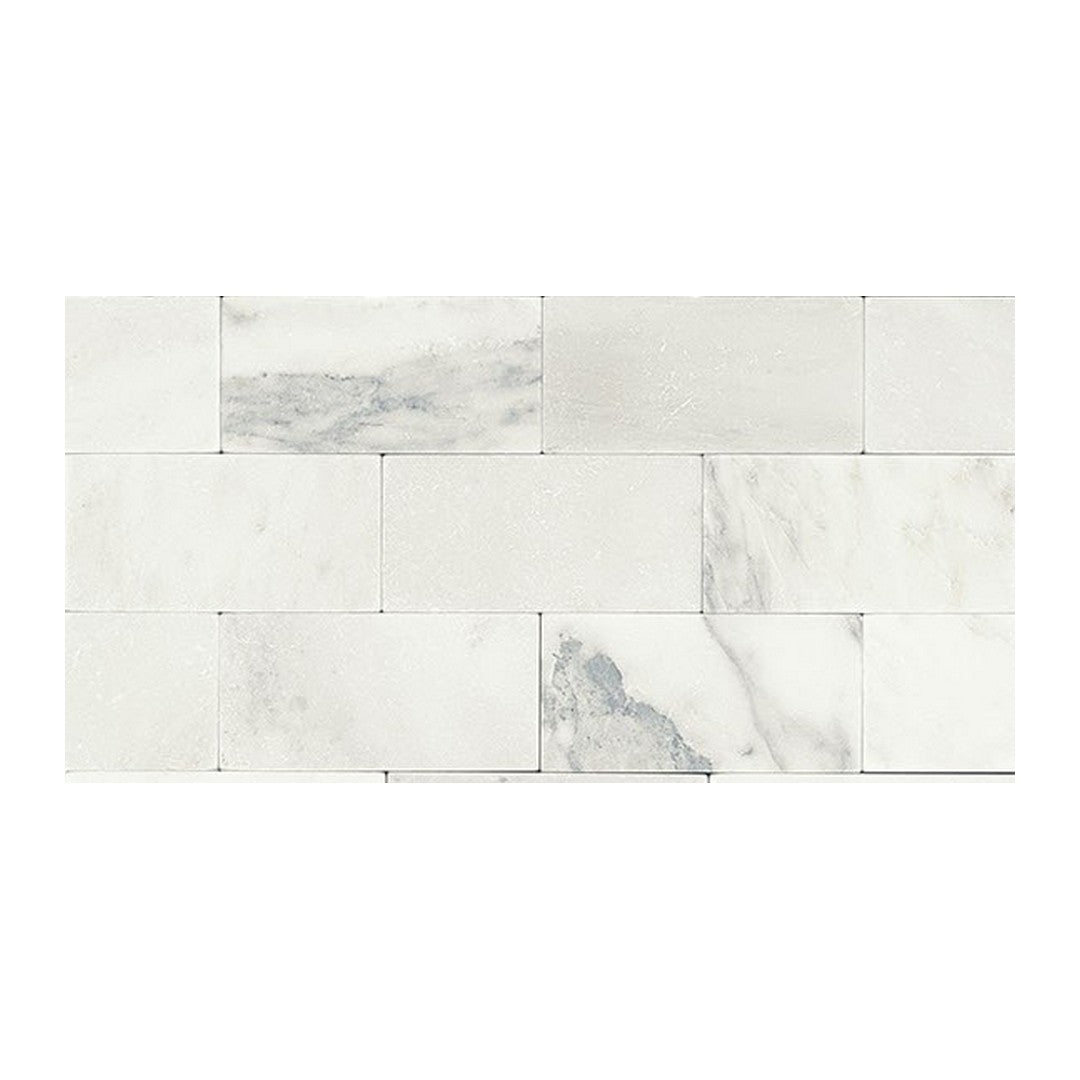 Daltile Natural Stone Marble 12" x 24" Polished Tile, First Snow Elegance, 12" x 24"