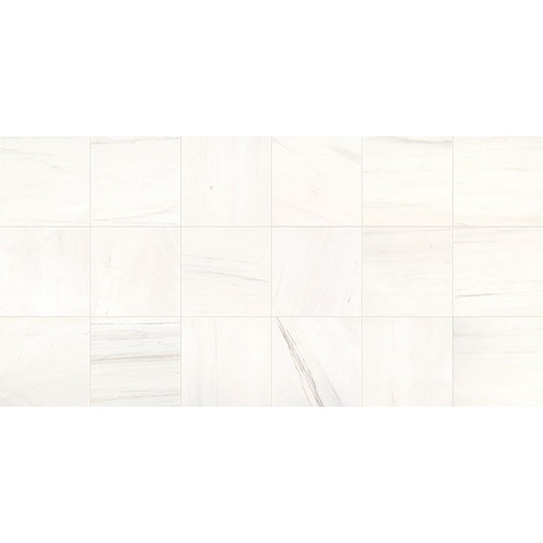 American Olean Stone Source Marble & Onyx 12" x 12" Polished Natural Stone Tile, Contempo White, 12" x 12"
