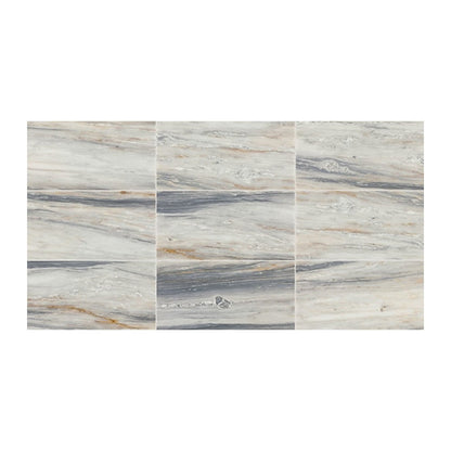 Daltile Gamma 12" x 24" Polished Natural Stone Tile, Azure, 12" x 24"