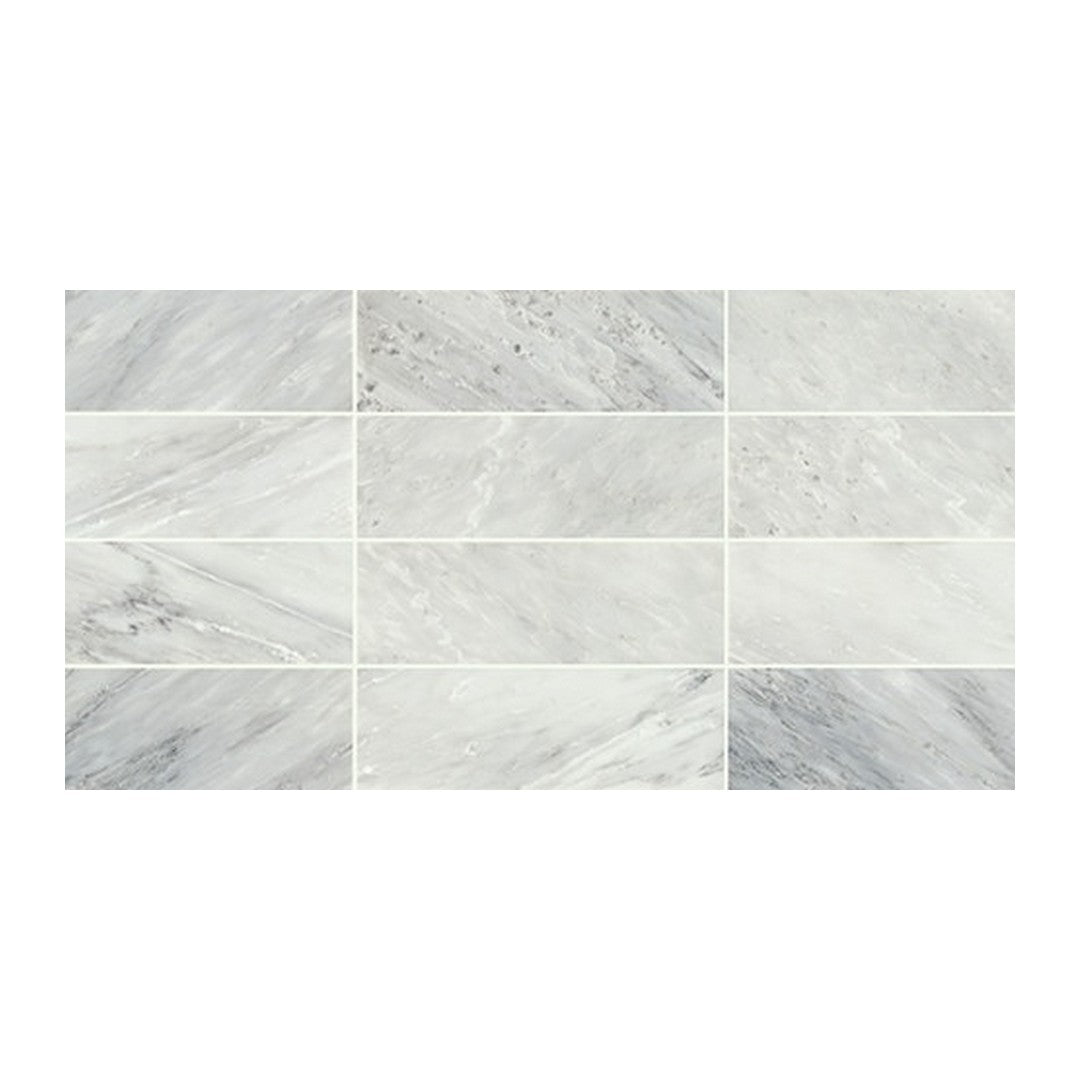 Daltile Gamma 4" x 12" Honed Natural Stone Tile, Mystic, 4" x 12"