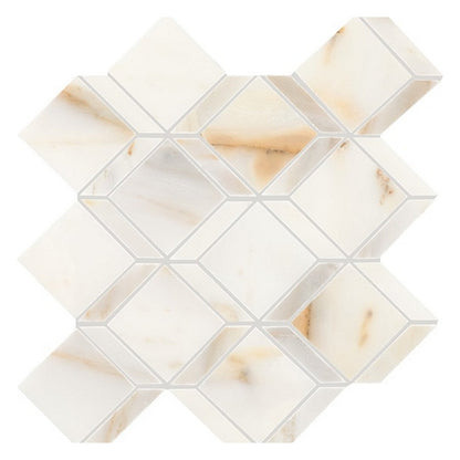 Daltile Gamma 12" x 12" Polished Natural Stone Balance XL Mosaic, Bella, 12" x 12"