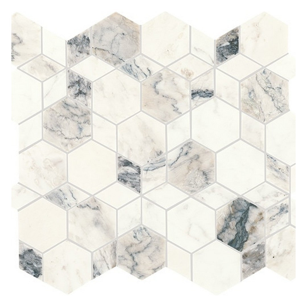 Daltile Gamma 14" x 16" Honed Natural Stone Hypnotic XL Mosaic, Illusive, 14" x 16"